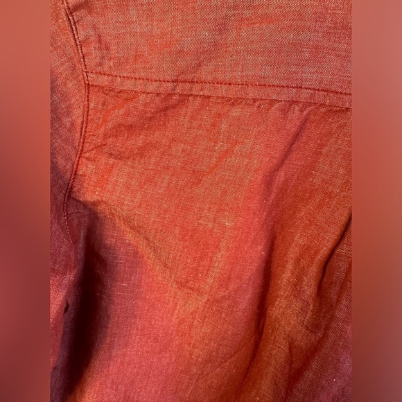 Cato’s Women’s Red Linen Blend Shirt Size XS - Picture 8 of 11